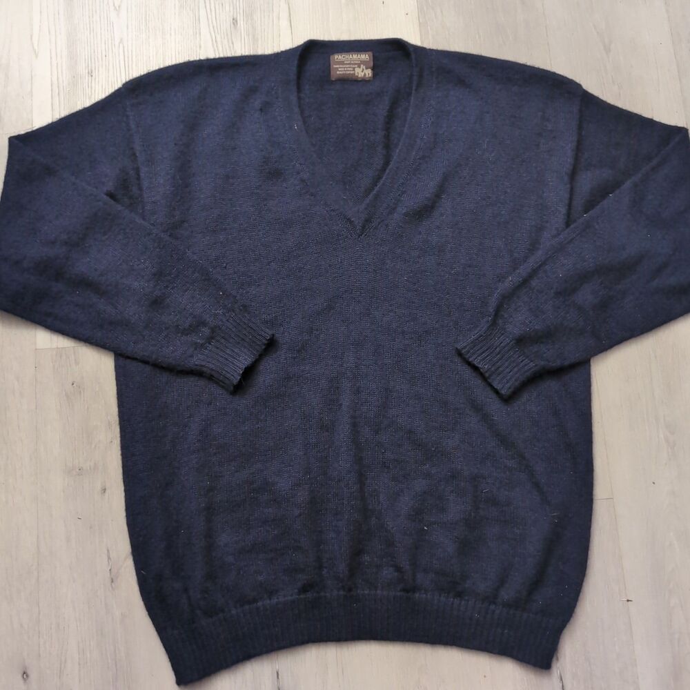 Pachamama V Neck Sweater Women's 2XL Baby Alpaca
